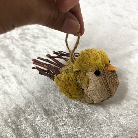 Set of 4 Woodland Animal Wildlife Bird Ornaments/Figurines Natural - Picture 6 of 8